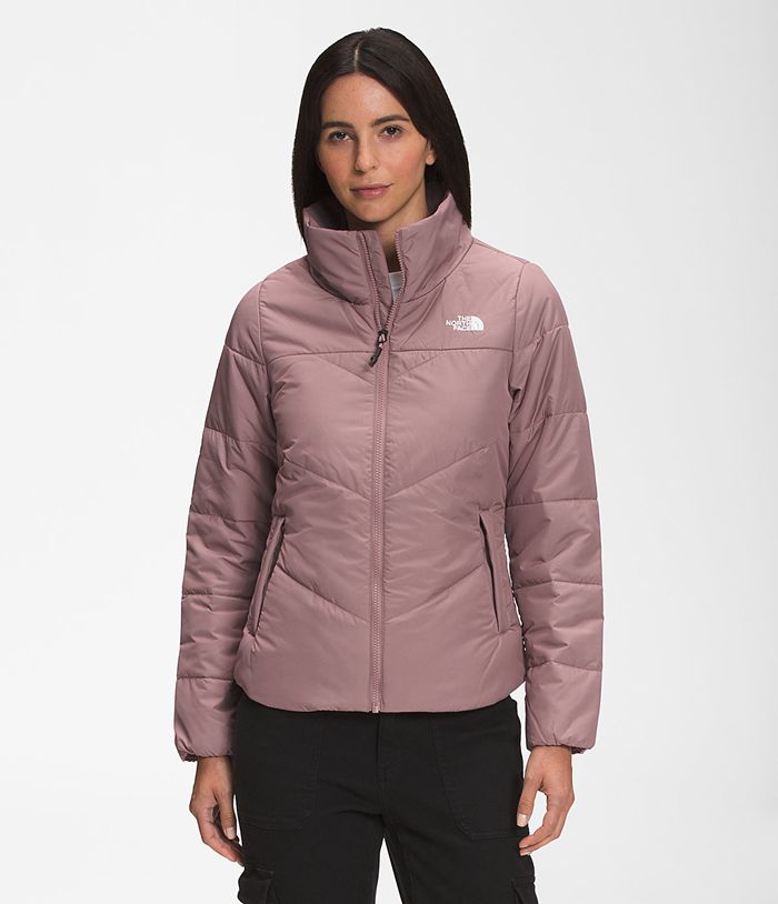 The North Face Womens Puffer Jacket Explore Farther 296MSJVKP - Light Purple